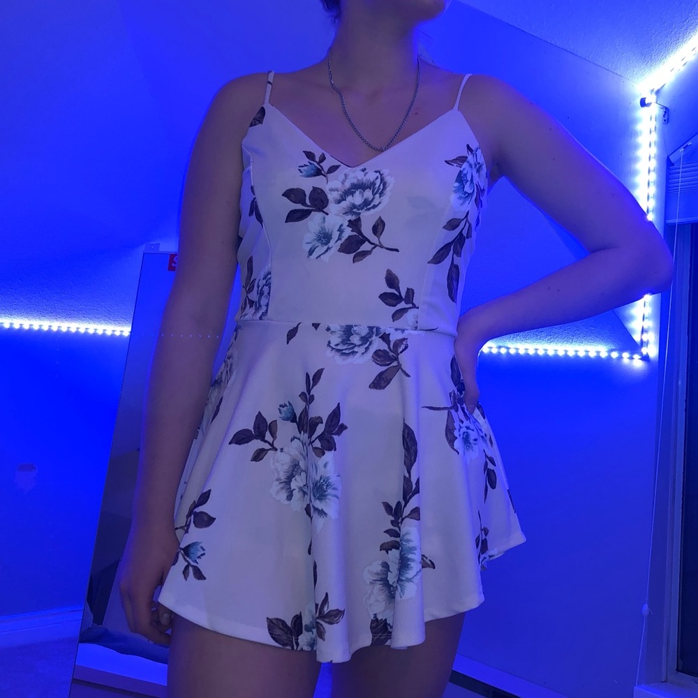 Cute Floral Summer Romper